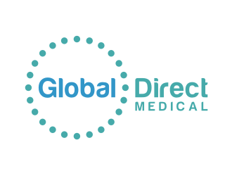 Global Direct Medical logo design by puthreeone