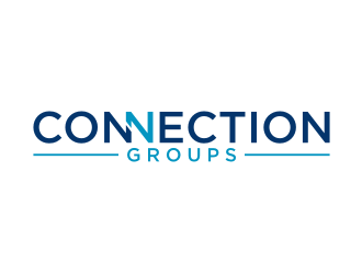 Connection Groups logo design by puthreeone