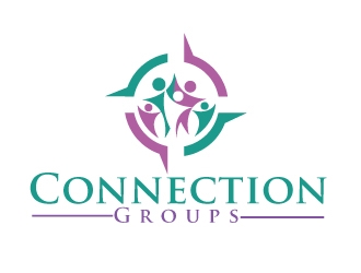 Connection Groups logo design by AamirKhan