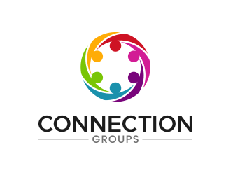 Connection Groups logo design by lexipej