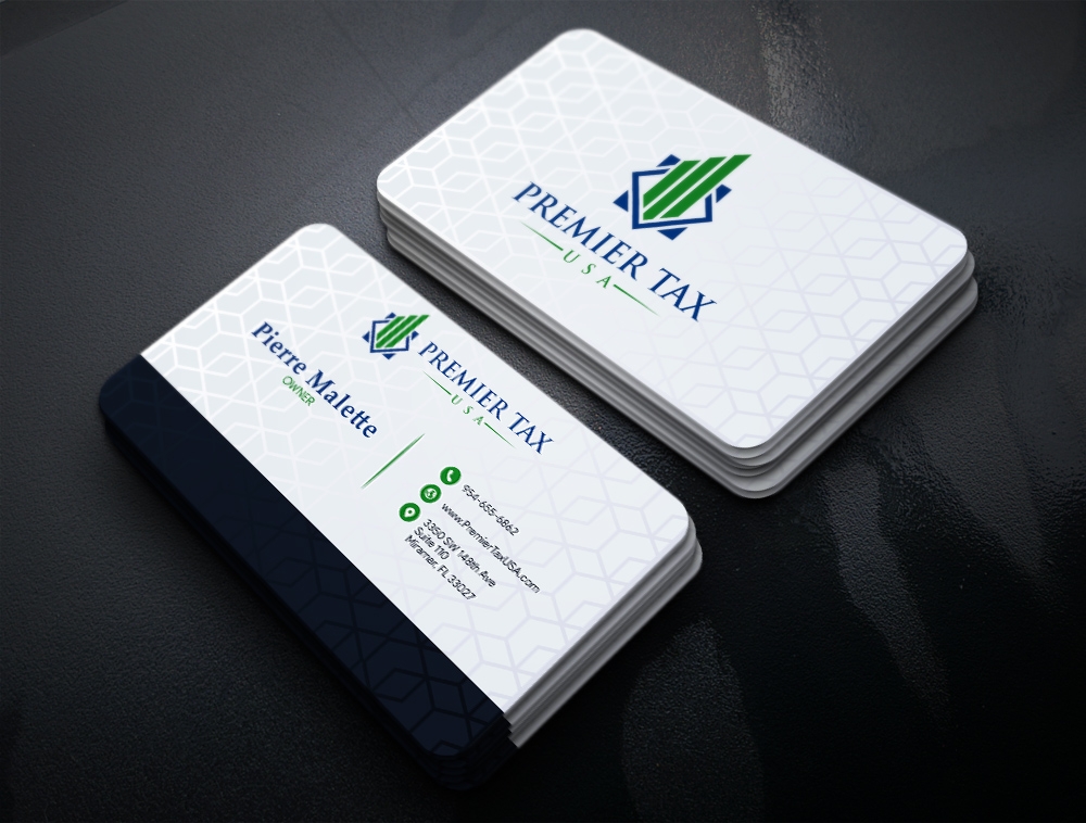 Premier Tax USA logo design by Niqnish