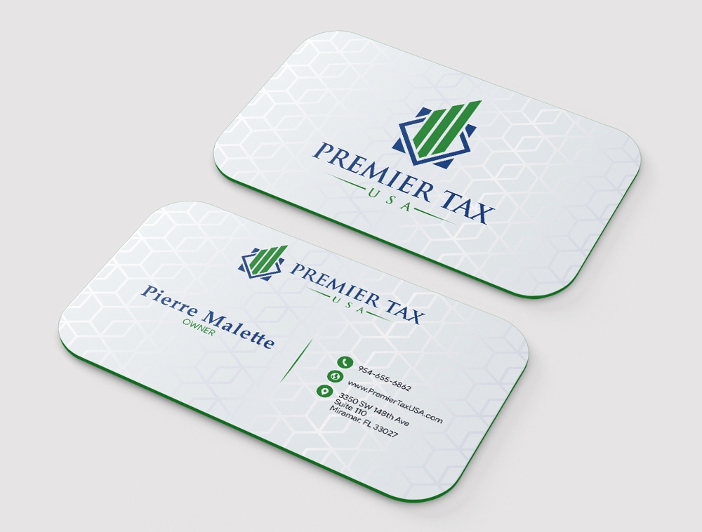 Premier Tax USA logo design by Niqnish