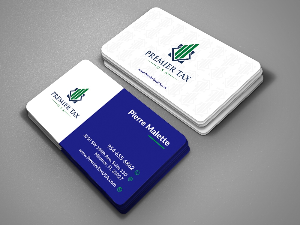 Premier Tax USA logo design by Ulid