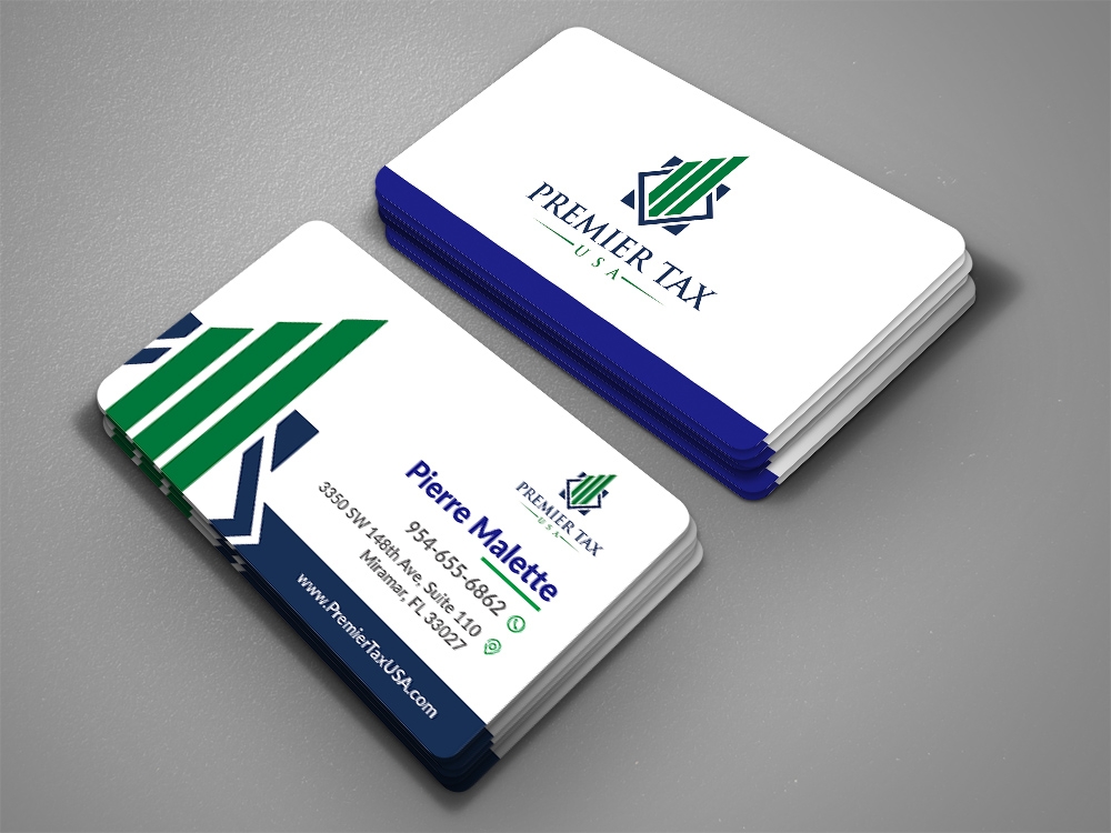 Premier Tax USA logo design by Ulid