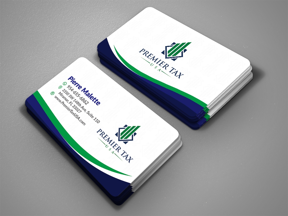 Premier Tax USA logo design by Ulid