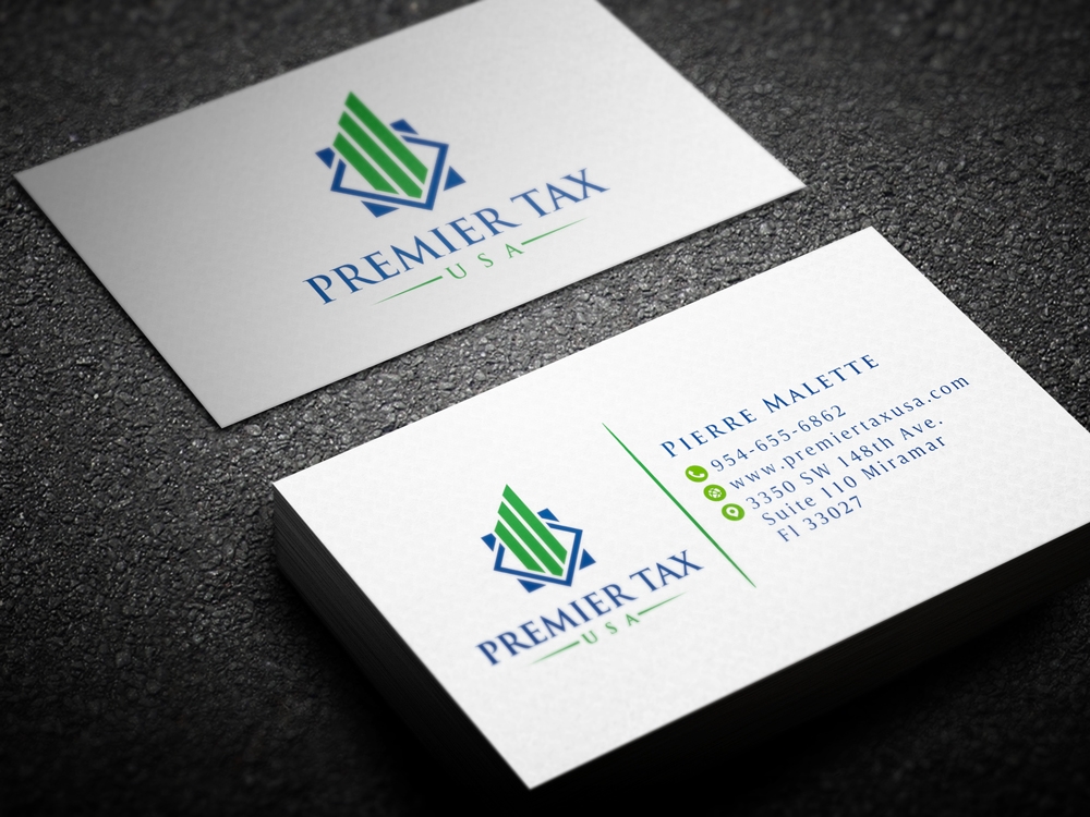 Premier Tax USA logo design by KHAI