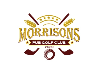 Morrisons Pub Golf Club logo design by Shailesh