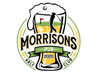 Morrisons Pub Golf Club logo design by REDCROW