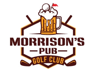 Morrisons Pub Golf Club logo design by Conception