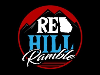 Red Hill Ramble logo design by DreamLogoDesign