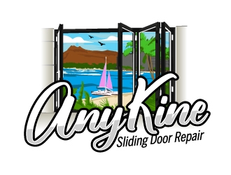 AnyKine Sliding Door Repair  logo design by AamirKhan