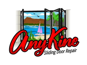 AnyKine Sliding Door Repair  logo design by AamirKhan