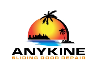 AnyKine Sliding Door Repair  logo design by AamirKhan