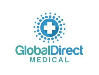 Global Direct Medical logo design by kunejo