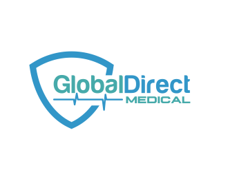 Global Direct Medical logo design by serprimero