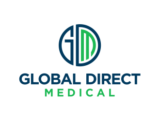 Global Direct Medical logo design by cintoko