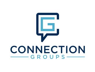 Connection Groups logo design by puthreeone