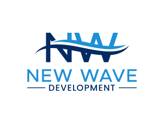 New Wave Development  logo design by lexipej