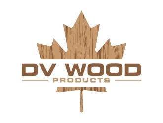 DV Wood Products logo design by cybil