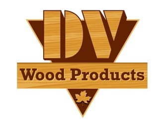 DV Wood Products logo design by DreamLogoDesign