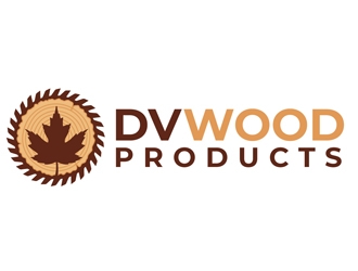 DV Wood Products logo design by DreamLogoDesign