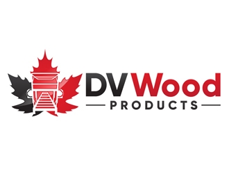 DV Wood Products logo design by DreamLogoDesign