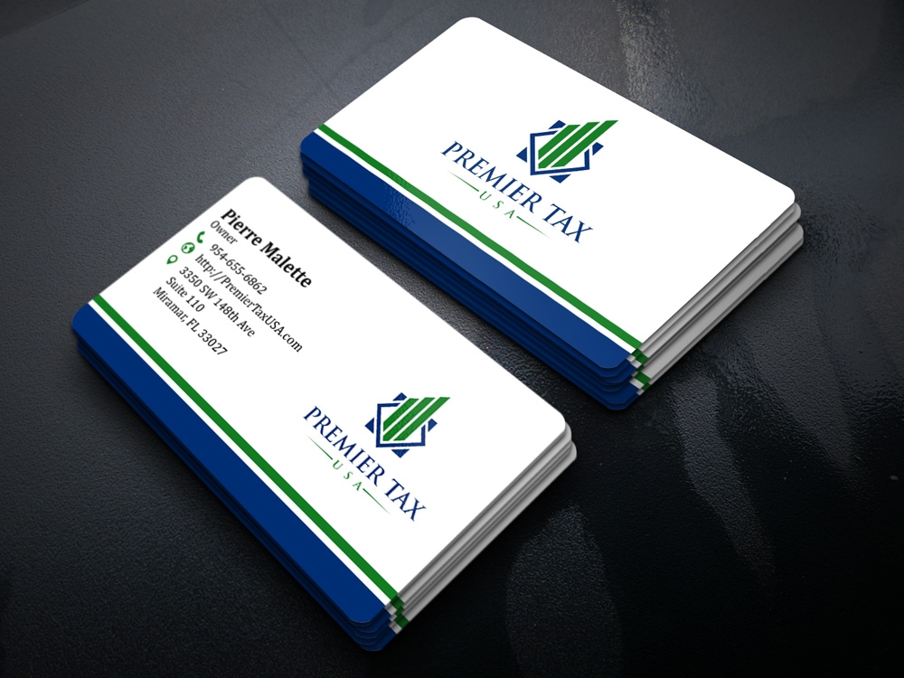 Premier Tax USA logo design by Gelotine