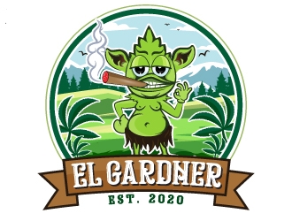 El Gardner logo design by Suvendu