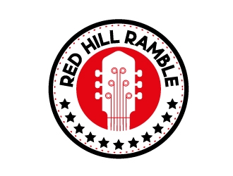 Red Hill Ramble logo design by Aslam