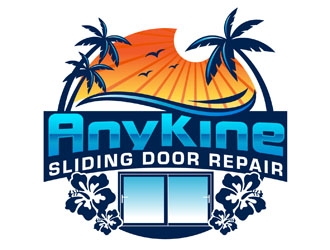 AnyKine Sliding Door Repair  logo design by DreamLogoDesign