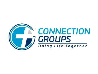 Connection Groups logo design by Rassum