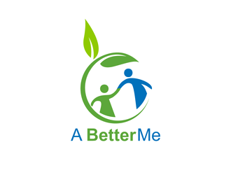 A Better Me (also considering it as aBETTERme) logo design by enzidesign