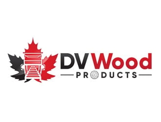 DV Wood Products logo design by DreamLogoDesign