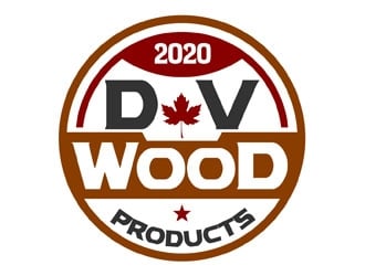 DV Wood Products logo design by DreamLogoDesign