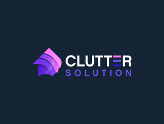 The Clutter Solution logo design by violin