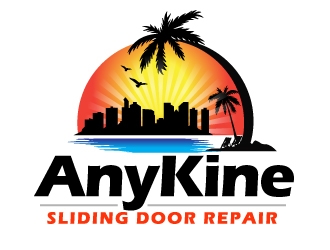 AnyKine Sliding Door Repair  logo design by AamirKhan