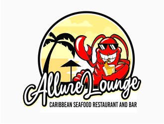 ALLURE LOUNGE (CARIBBEAN SEAFOOD RESTAURANT AND BAR) logo design by mrdesign