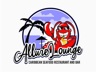 ALLURE LOUNGE (CARIBBEAN SEAFOOD RESTAURANT AND BAR) logo design by mrdesign