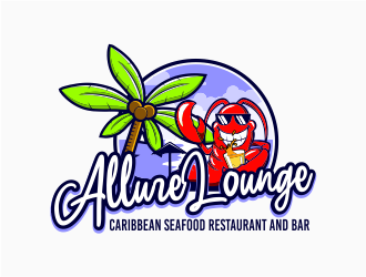 ALLURE LOUNGE (CARIBBEAN SEAFOOD RESTAURANT AND BAR) logo design by mrdesign