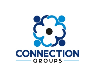 Connection Groups logo design by Aslam