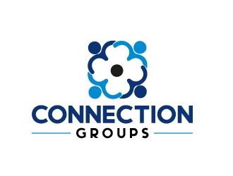 Connection Groups logo design by Aslam