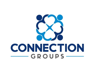 Connection Groups logo design by Aslam