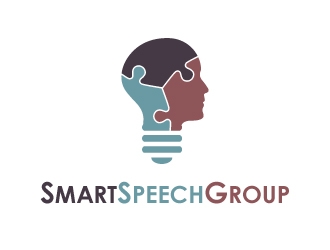 Smart Speech Group logo design by savvyartstudio