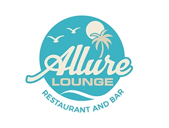 ALLURE LOUNGE (CARIBBEAN SEAFOOD RESTAURANT AND BAR) logo design by PrimalGraphics