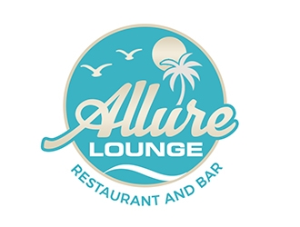 ALLURE LOUNGE (CARIBBEAN SEAFOOD RESTAURANT AND BAR) logo design by PrimalGraphics