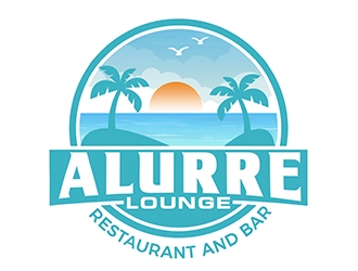 ALLURE LOUNGE (CARIBBEAN SEAFOOD RESTAURANT AND BAR) logo design by PrimalGraphics