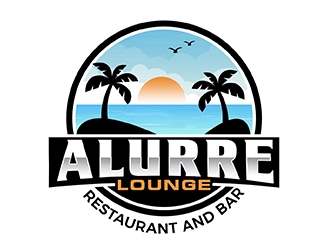 ALLURE LOUNGE (CARIBBEAN SEAFOOD RESTAURANT AND BAR) logo design by PrimalGraphics