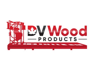 DV Wood Products logo design by DreamLogoDesign