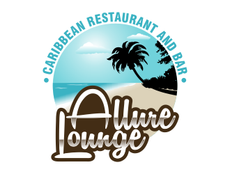 ALLURE LOUNGE (CARIBBEAN SEAFOOD RESTAURANT AND BAR) logo design by Kruger