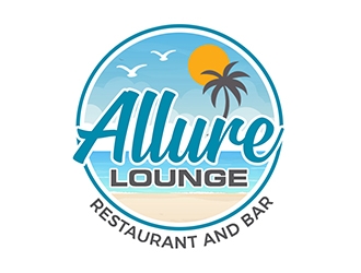 ALLURE LOUNGE (CARIBBEAN SEAFOOD RESTAURANT AND BAR) logo design by PrimalGraphics